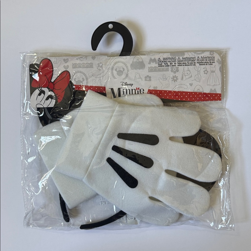 Minnie Mouse Gloves & Ear Set